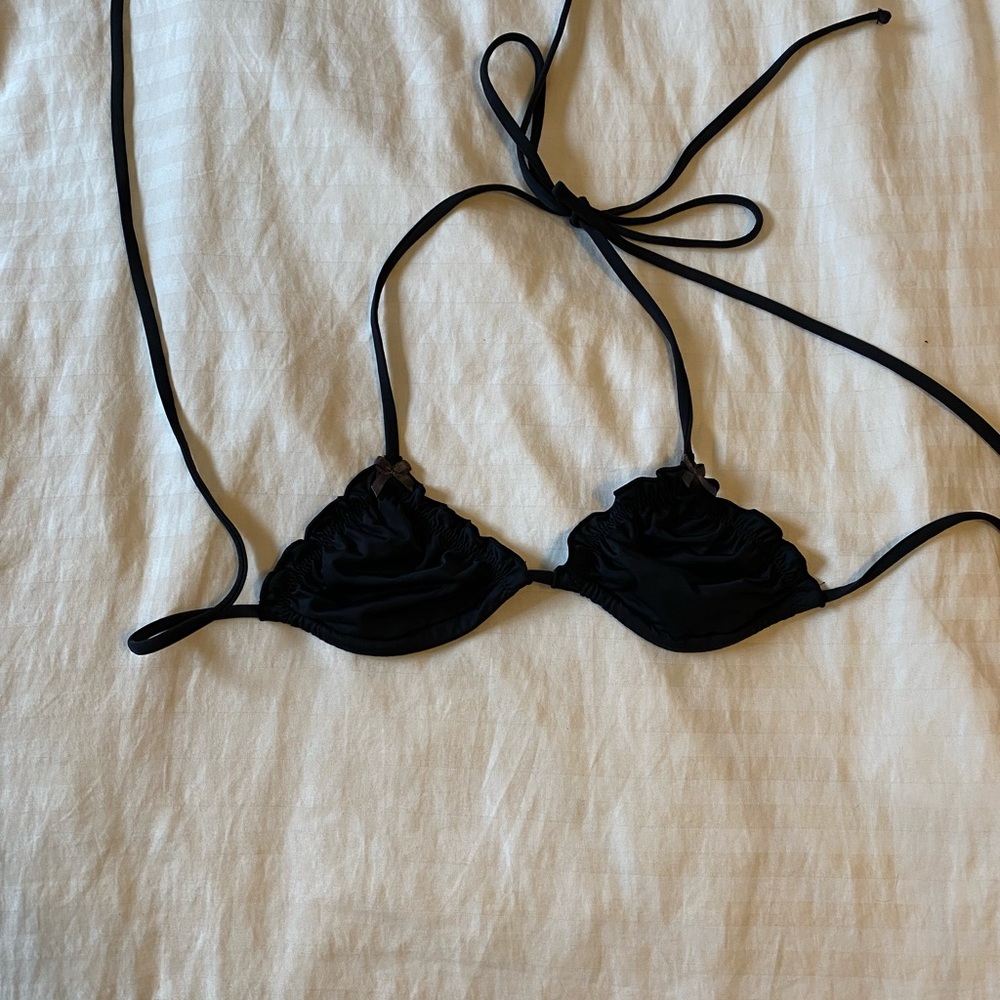 Black Triangle Bikini Top